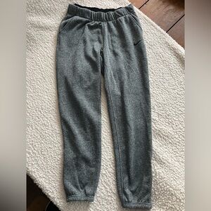 Nike Women’s Dri-Fit Gray Sweatpants Drawstring, pockets, ankle zip - Size Small